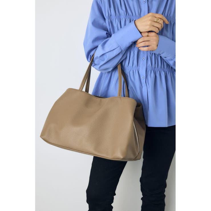 フェイクレザー3ポケットトート | AZUL BY MOUSSY | 詳細画像13 