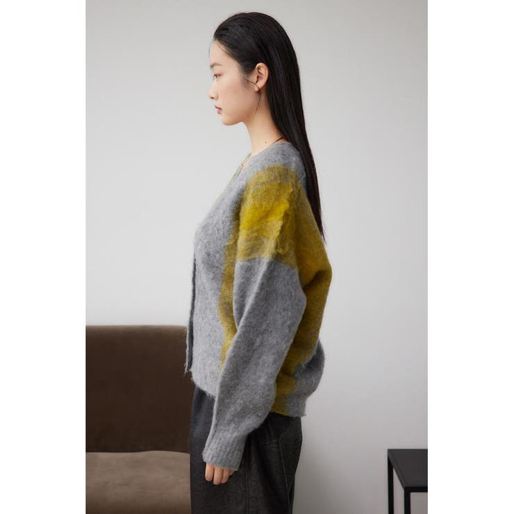 グラデーションシャギーニットカーディガン | AZUL BY MOUSSY | 詳細画像32 