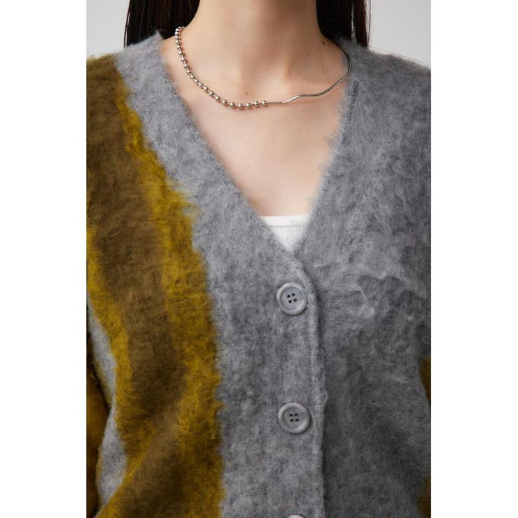 グラデーションシャギーニットカーディガン | AZUL BY MOUSSY | 詳細画像34 