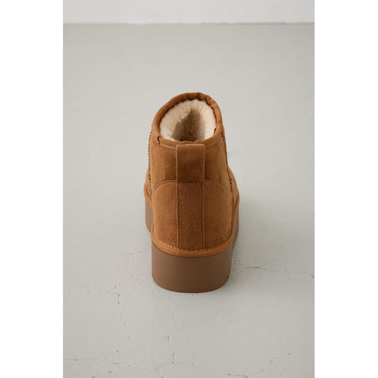 厚底ムートンショートブーツ | AZUL BY MOUSSY | 詳細画像34 