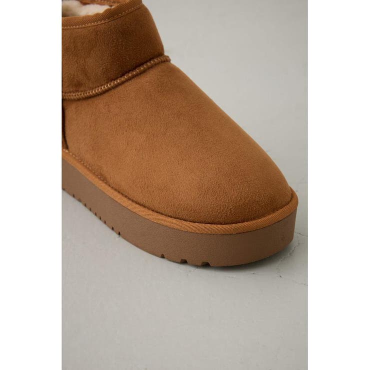 厚底ムートンショートブーツ | AZUL BY MOUSSY | 詳細画像36 