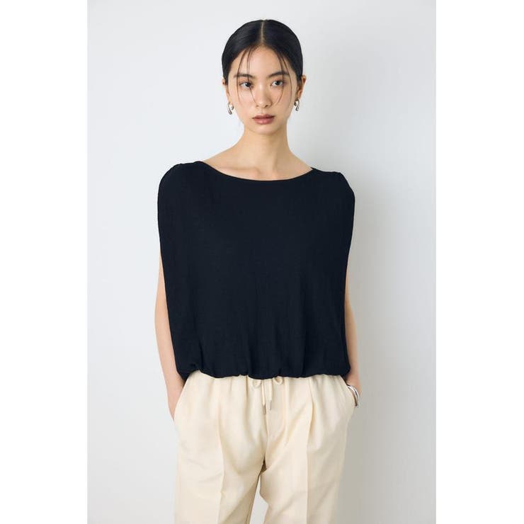 ノースリーブバルーンニットトップス | AZUL BY MOUSSY | 詳細画像1 