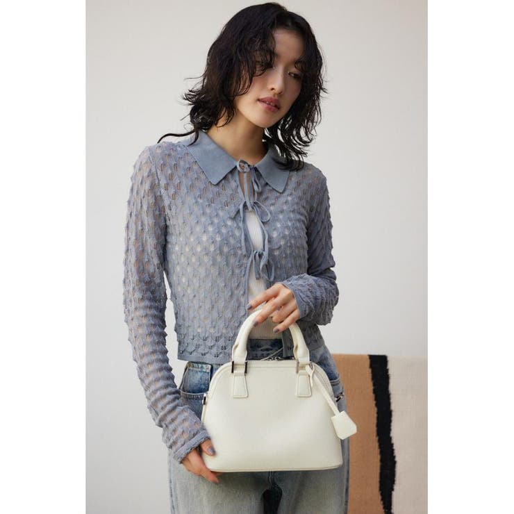 ダブルジッパーハンドバッグ | AZUL BY MOUSSY | 詳細画像2 