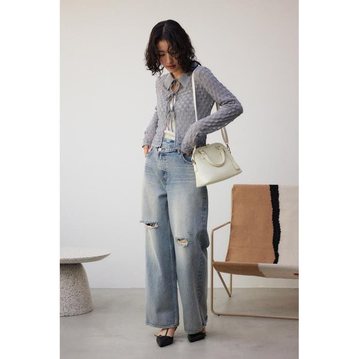 ダブルジッパーハンドバッグ | AZUL BY MOUSSY | 詳細画像3 