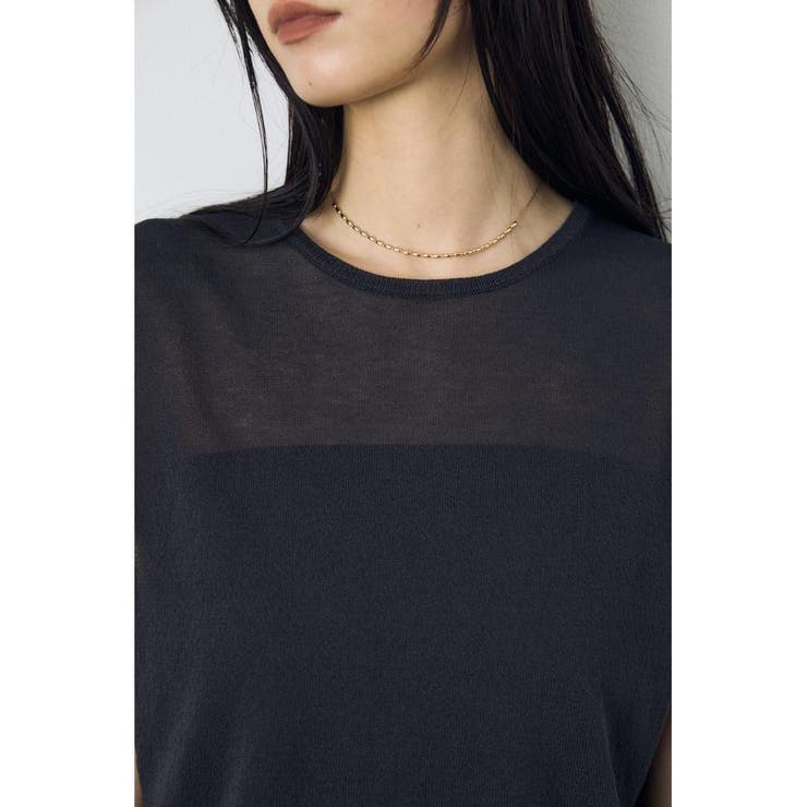 2点セットノースリーブニット(パット付き) | AZUL BY MOUSSY | 詳細画像6 