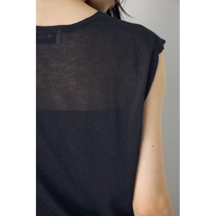 2点セットノースリーブニット(パット付き) | AZUL BY MOUSSY | 詳細画像7 