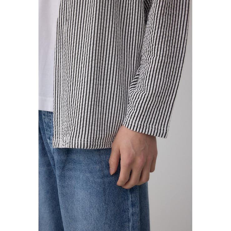 カットストライプトッパー | AZUL BY MOUSSY | 詳細画像10 