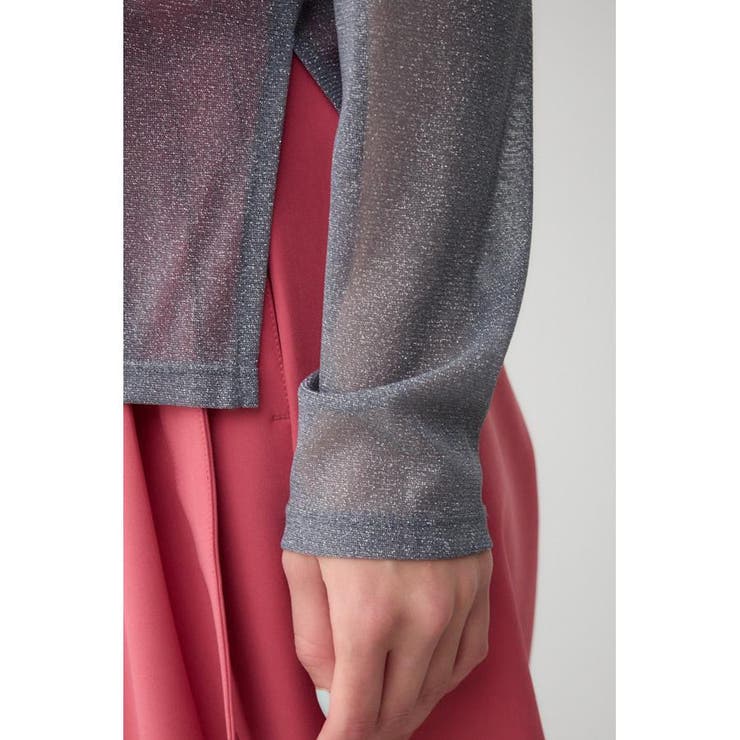 シアーラメ長袖トップス | AZUL BY MOUSSY | 詳細画像20 