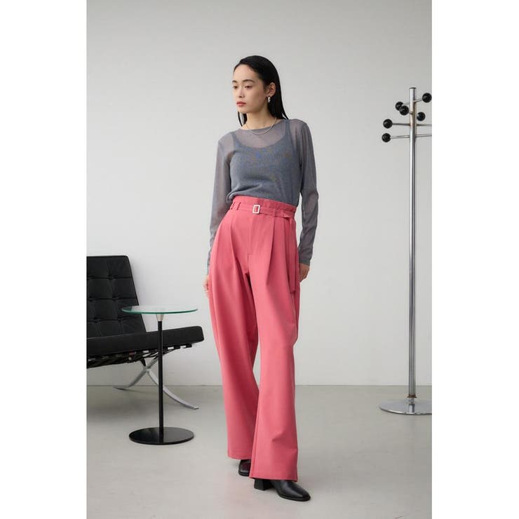 シアーラメ長袖トップス | AZUL BY MOUSSY | 詳細画像14 