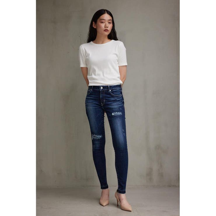 AZUL DENIM/リペアスキニーデニム | AZUL BY MOUSSY | 詳細画像24 