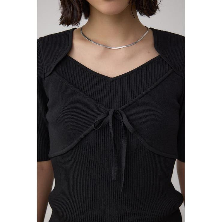 ビスチェレイヤードデザインニット | AZUL BY MOUSSY | 詳細画像17 