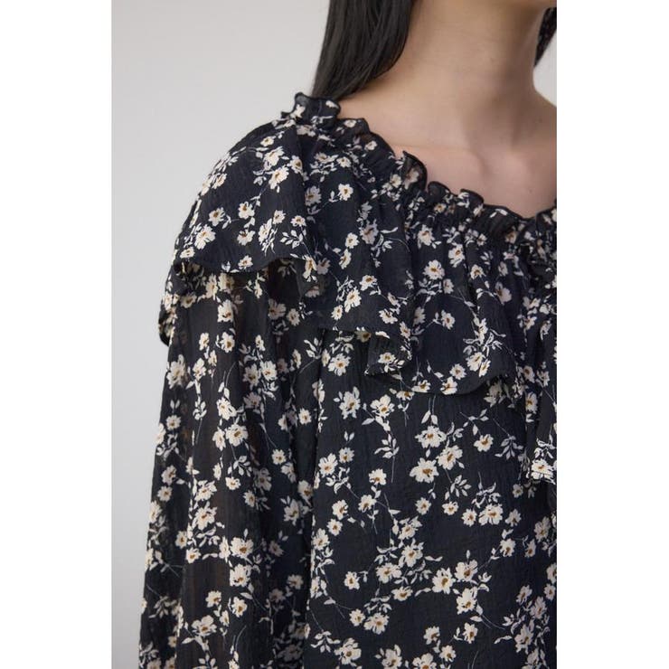 シアーチェックフラワー柄ブラウス | AZUL BY MOUSSY | 詳細画像20 