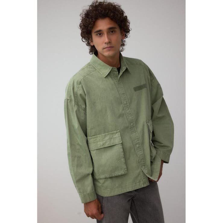 ミリタリーフェイドシャツ | AZUL BY MOUSSY | 詳細画像15 