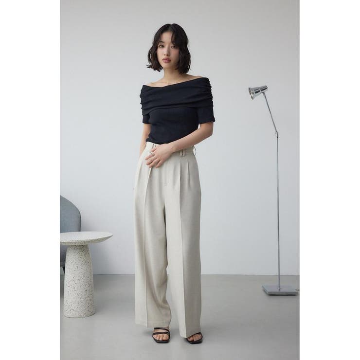 オフショルダーリブトップス | AZUL BY MOUSSY | 詳細画像24 
