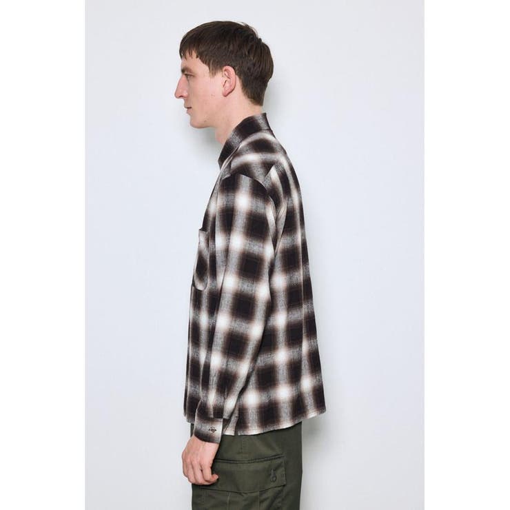 フレンチリネンオンブレーチェックシャツ | AZUL BY MOUSSY | 詳細画像28 