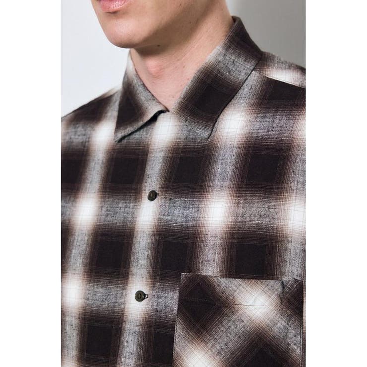 フレンチリネンオンブレーチェックシャツ | AZUL BY MOUSSY | 詳細画像30 