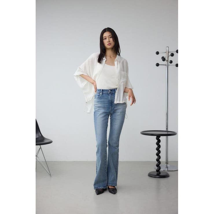 C/T冷感 裾ドロストドルマンルーズシャツ | AZUL BY MOUSSY | 詳細画像4 