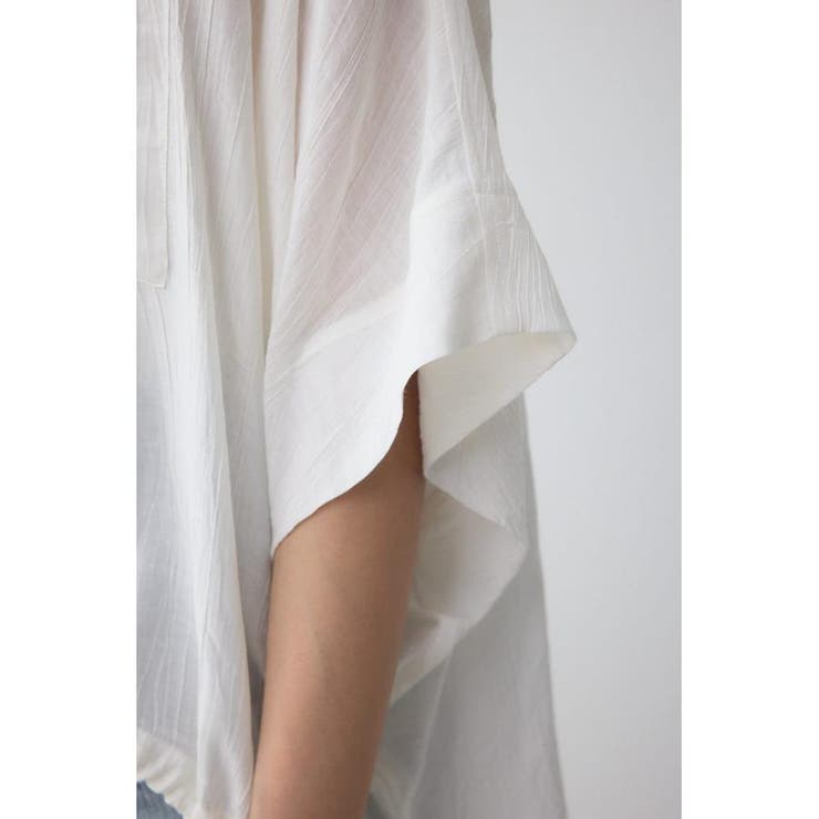 C/T冷感 裾ドロストドルマンルーズシャツ | AZUL BY MOUSSY | 詳細画像10 