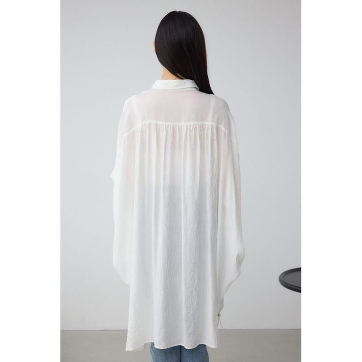 C/T冷感 裾ドロストドルマンルーズシャツ | AZUL BY MOUSSY | 詳細画像13 
