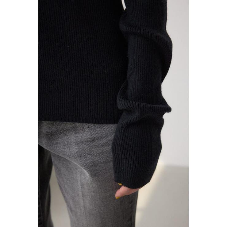 シャギーコンビオフショルダーニット | AZUL BY MOUSSY | 詳細画像21 