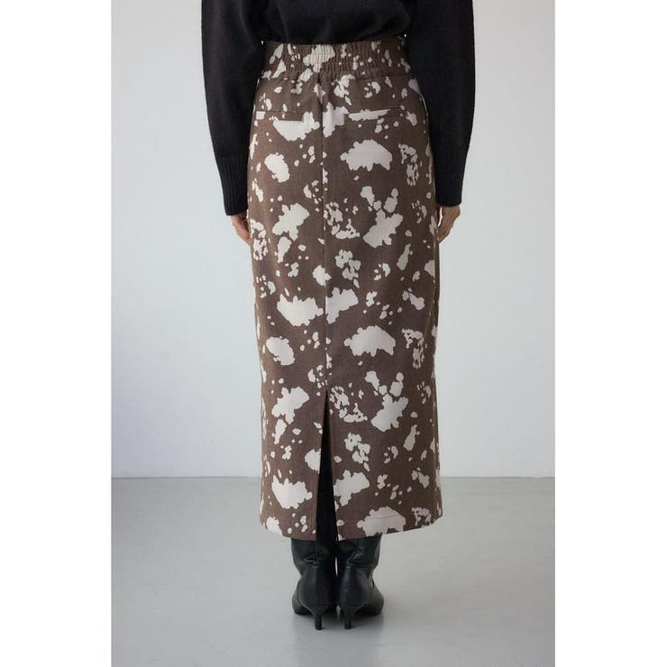 カウ柄ジャガードタイトスカート | AZUL BY MOUSSY | 詳細画像19 