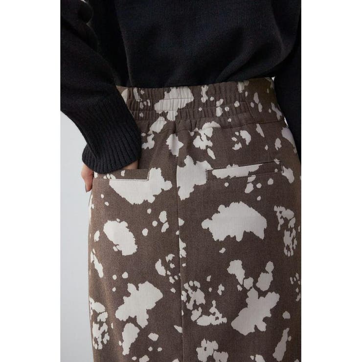 カウ柄ジャガードタイトスカート | AZUL BY MOUSSY | 詳細画像23 