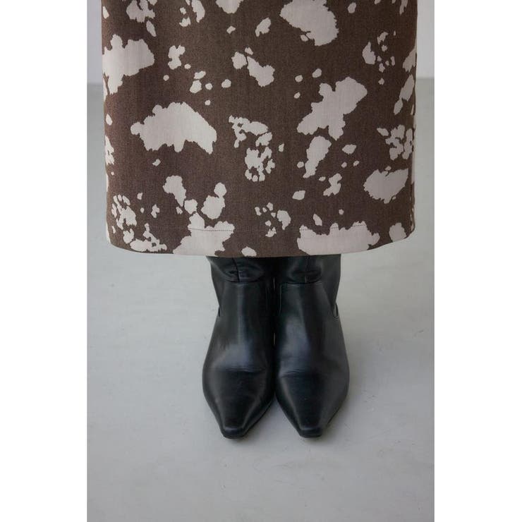 カウ柄ジャガードタイトスカート | AZUL BY MOUSSY | 詳細画像24 