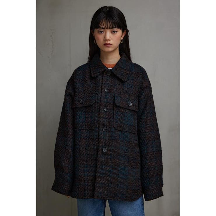 ツイードCPOジャケット[品番：AZLW0021254]｜AZUL BY MOUSSY（アズール 