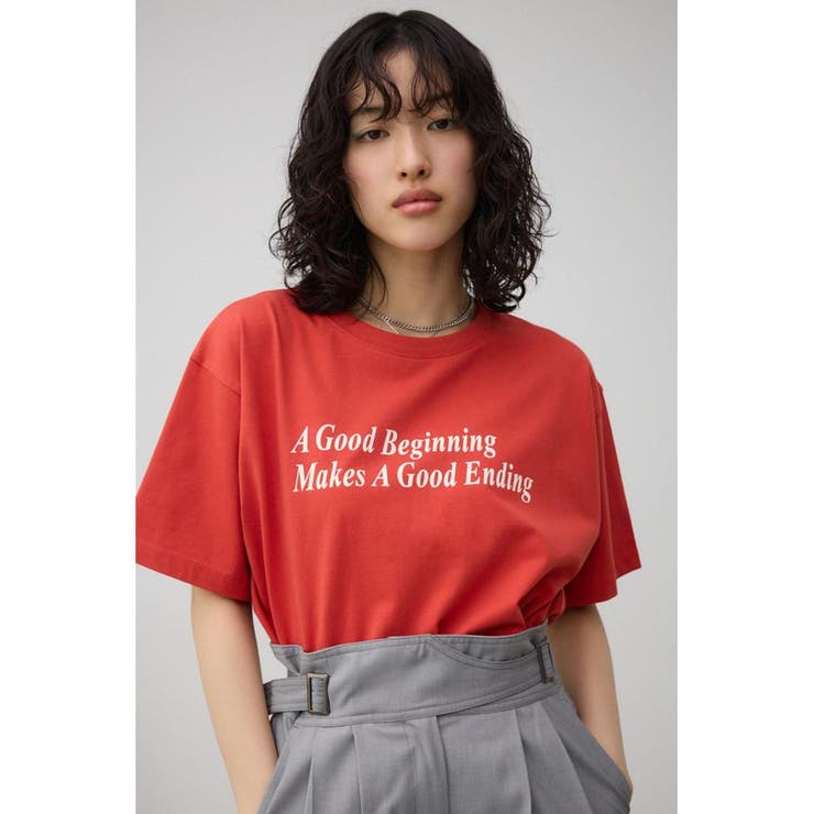 プリントロゴTシャツ[品番：AZLW0022005]｜AZUL BY MOUSSY