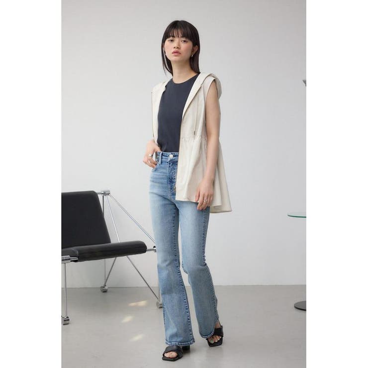 C/T撥水フード付ジップベスト | AZUL BY MOUSSY | 詳細画像14 