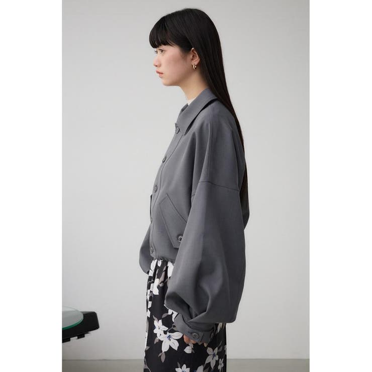 ボリュームスリーブクロップドシャツブルゾン | AZUL BY MOUSSY | 詳細画像29 