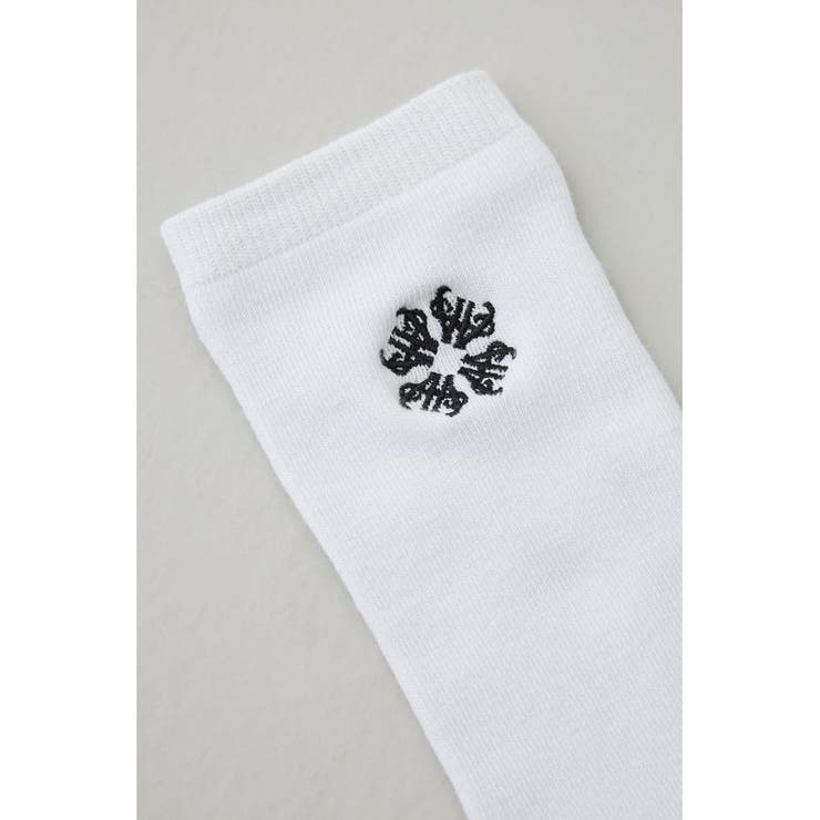 1ポイント刺繍ロングソックス | AZUL BY MOUSSY | 詳細画像2 