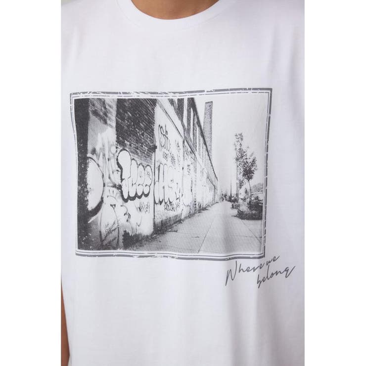 モノクロームストリートTシャツ | AZUL BY MOUSSY | 詳細画像22 