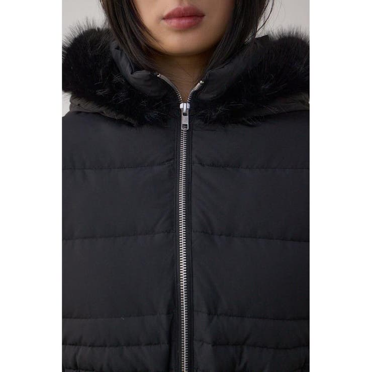 VENUS フードファーベルト付ミドルダウンコート | AZUL BY MOUSSY | 詳細画像23 