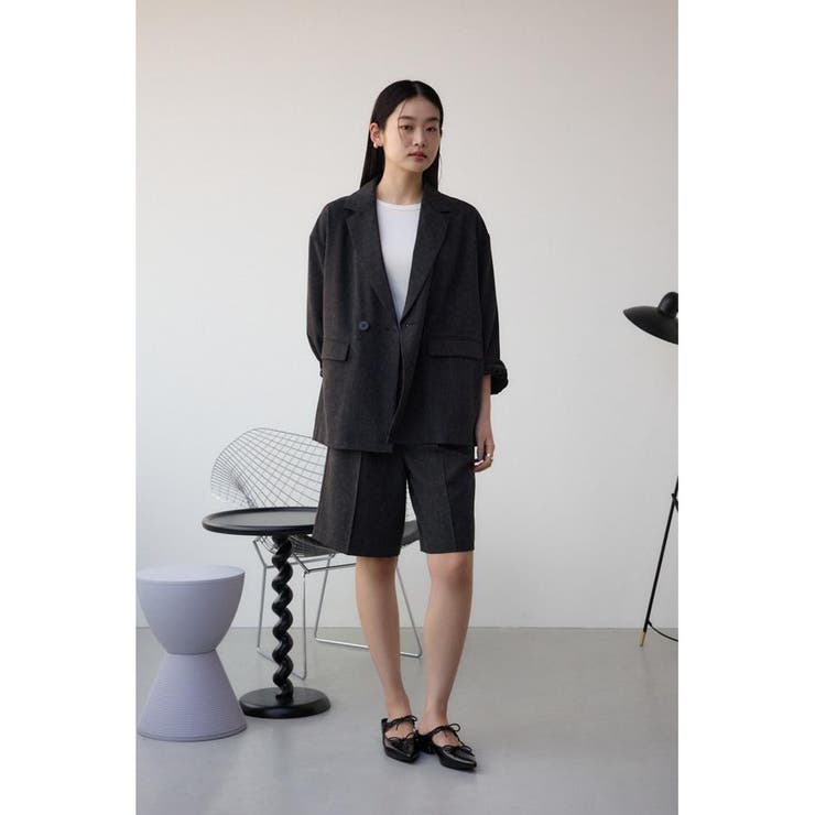 ポリエステルリネンミックスハーフパンツ | AZUL BY MOUSSY | 詳細画像3 