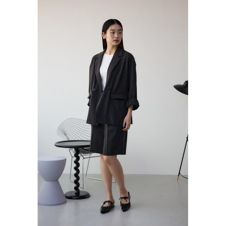 ポリエステルリネンミックスハーフパンツ | AZUL BY MOUSSY | 詳細画像4 