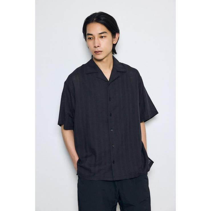 デザインメッシュシャツ | AZUL BY MOUSSY | 詳細画像14 