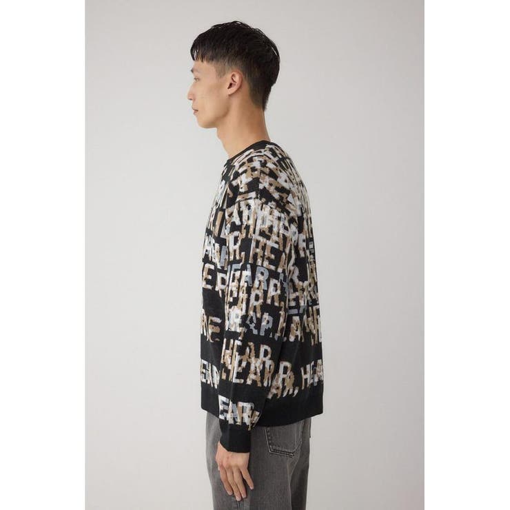 総ロゴペイントニットトップス | AZUL BY MOUSSY | 詳細画像6 