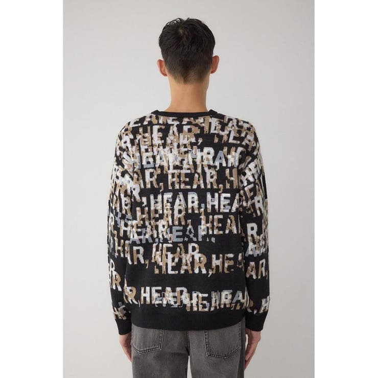 総ロゴペイントニットトップス | AZUL BY MOUSSY | 詳細画像7 