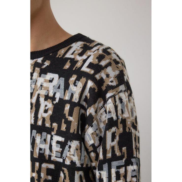 総ロゴペイントニットトップス | AZUL BY MOUSSY | 詳細画像9 