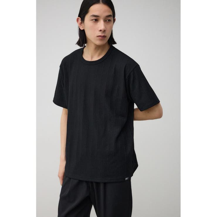 シャドウストライプクルーネックTシャツ | AZUL BY MOUSSY | 詳細画像13 