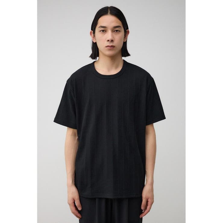 シャドウストライプクルーネックTシャツ | AZUL BY MOUSSY | 詳細画像15 
