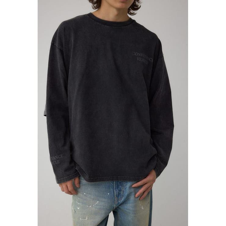 BLK | イリュージョンレイヤードTシャツ | AZUL BY MOUSSY