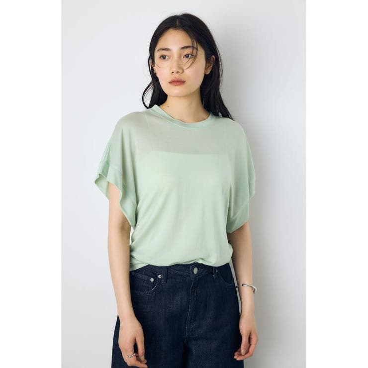 ドレープフレンチスリーブTシャツ | AZUL BY MOUSSY | 詳細画像26 