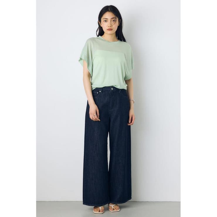 ドレープフレンチスリーブTシャツ | AZUL BY MOUSSY | 詳細画像30 