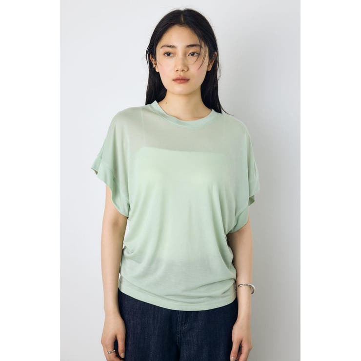 MINT | ドレープフレンチスリーブTシャツ | AZUL BY MOUSSY