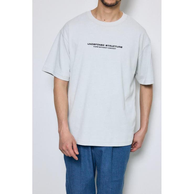 WHT | 配色メッシュロゴTEE | AZUL BY MOUSSY