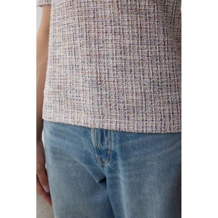 カットツイード袖ギャザートップス | AZUL BY MOUSSY | 詳細画像28 