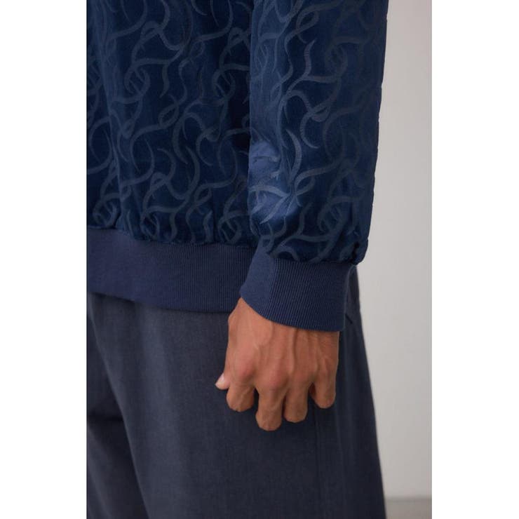 ベロアエンボス総柄トップス | AZUL BY MOUSSY | 詳細画像21 