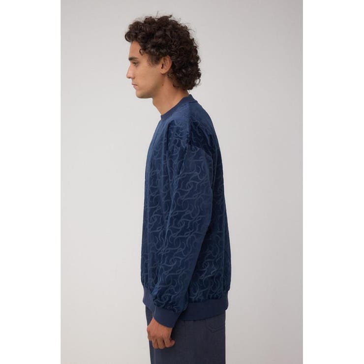 ベロアエンボス総柄トップス | AZUL BY MOUSSY | 詳細画像17 